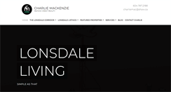 Desktop Screenshot of livinglonsdale.com